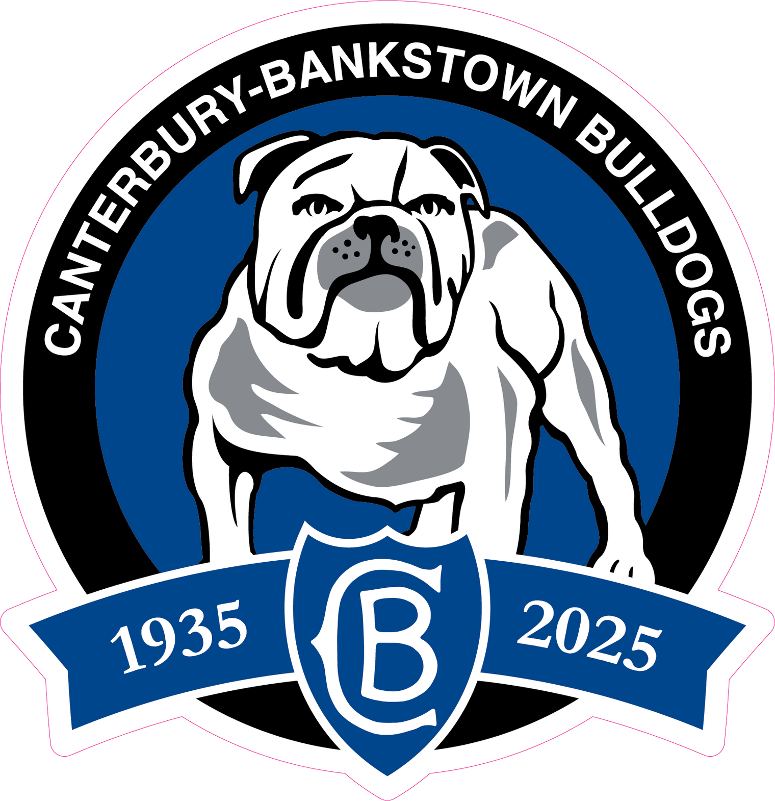 Canterbury-Bankstown Bulldogs Logo Cut-out