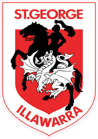 St. George Illawarra Dragons Logo Cut-out