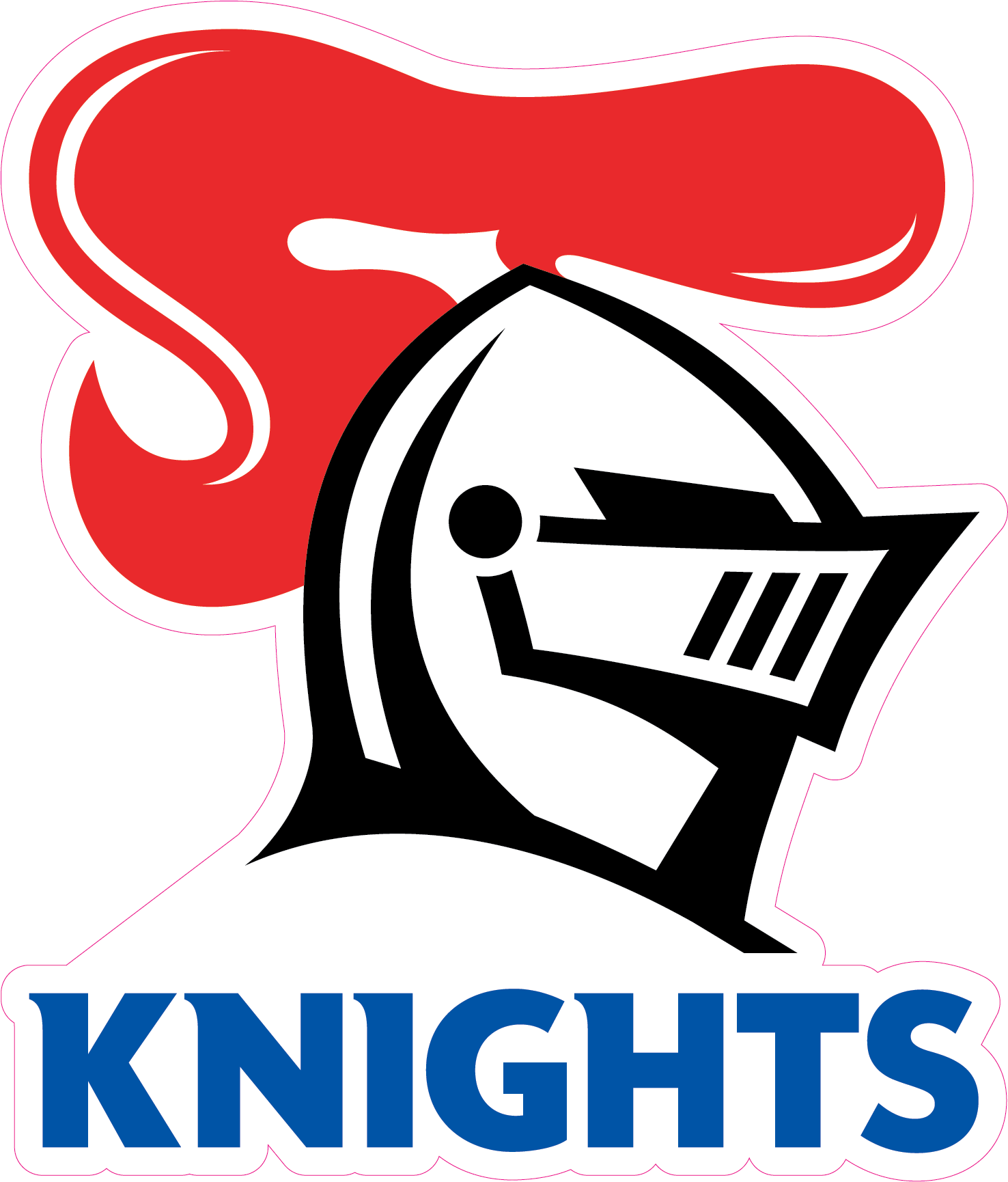 Newcastle Knights Logo Cut-out