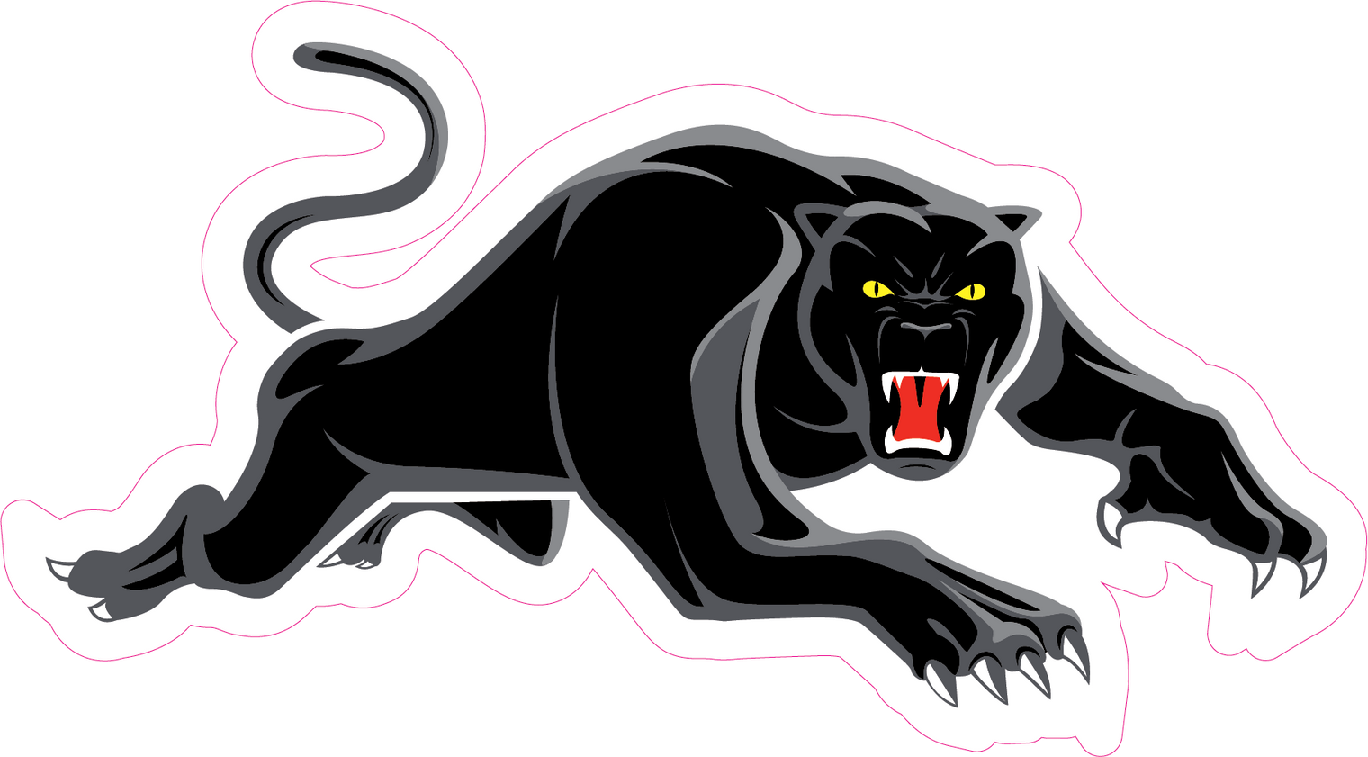 Penrith Panthers Logo Cut-out