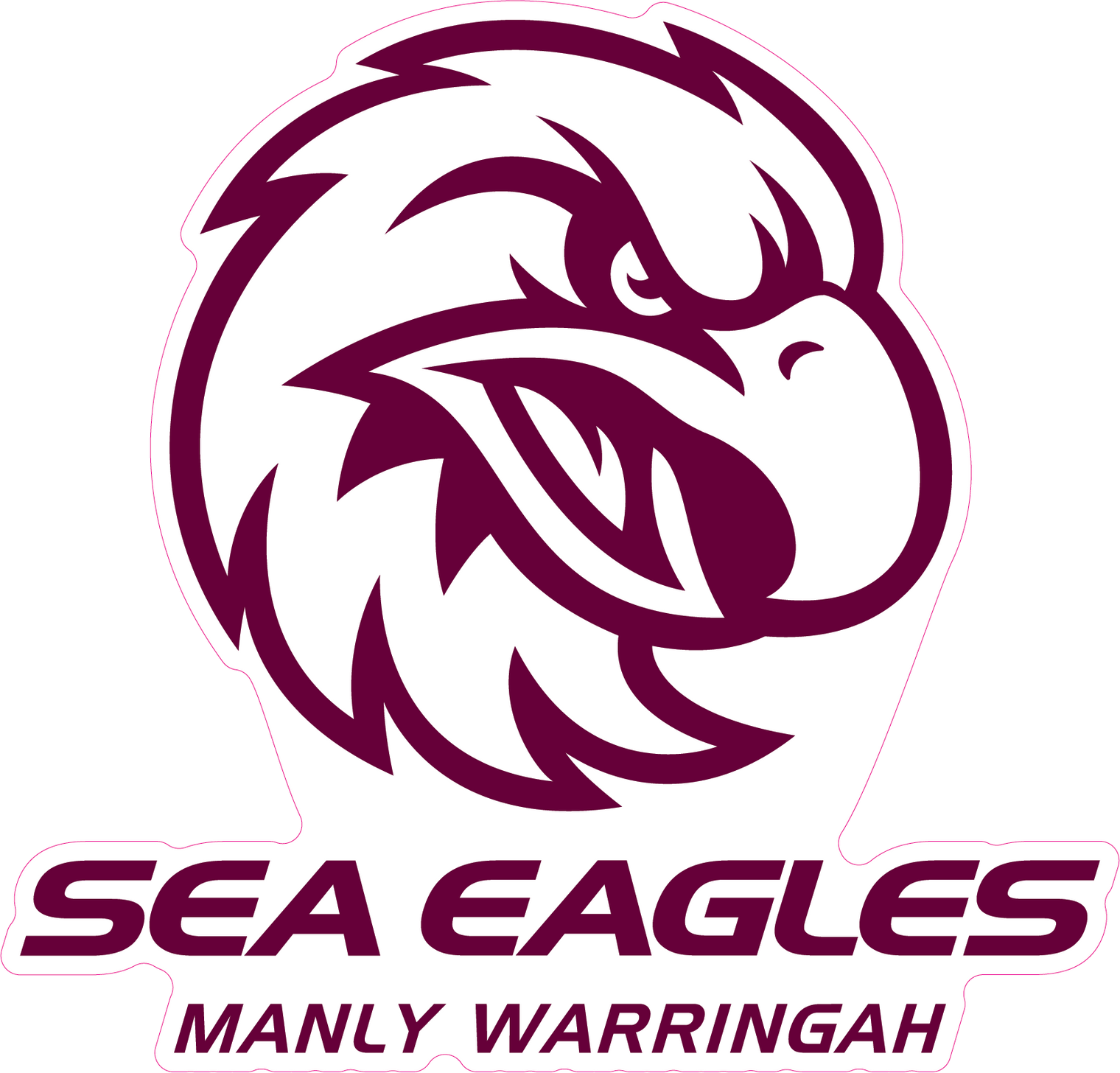 Manly Sea Eagles Logo Cut-out